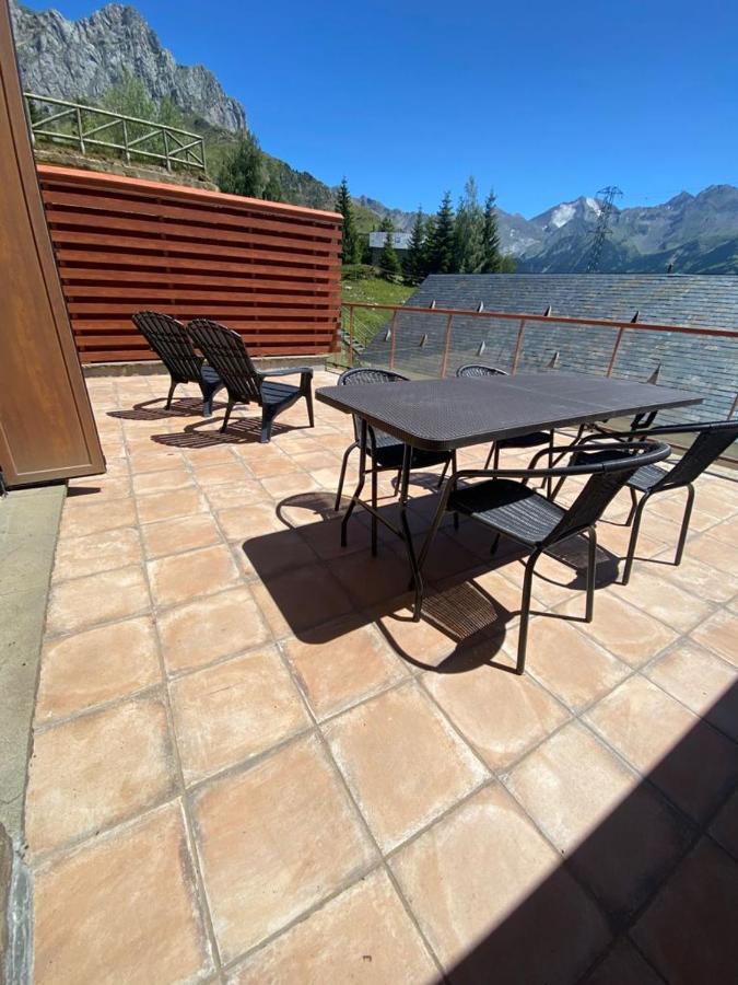 Bajo Con Terraza Y Vistas A Las Montana En Formigal Esterno foto